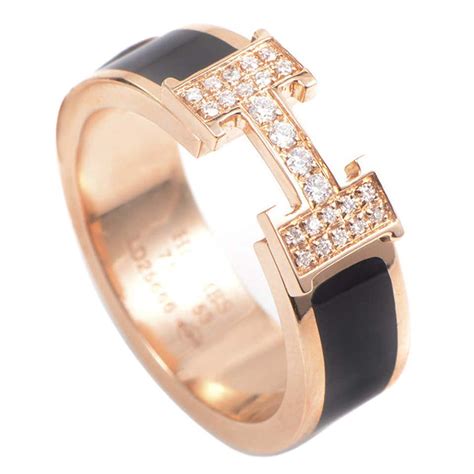 bague hermes avec le h